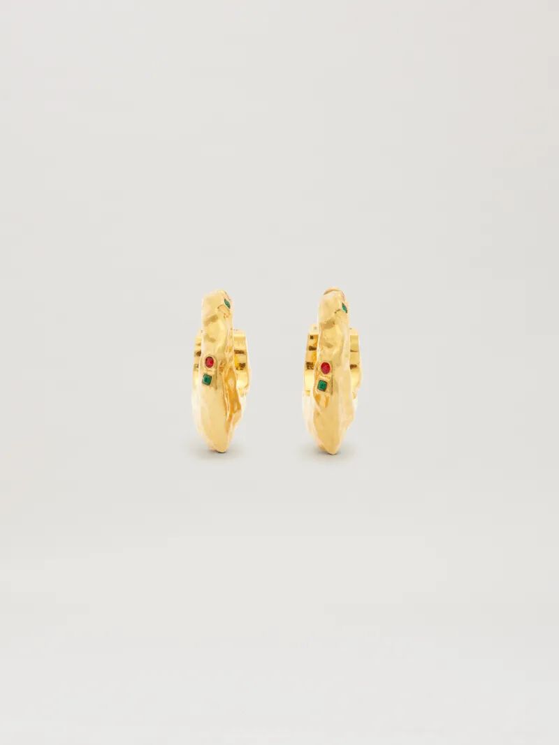 boucles doreilles en strass fondu