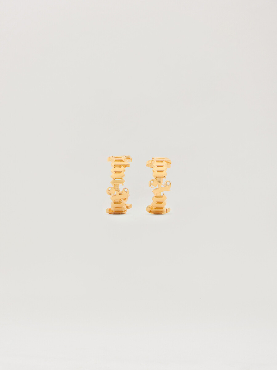 boucles doreilles logo classique