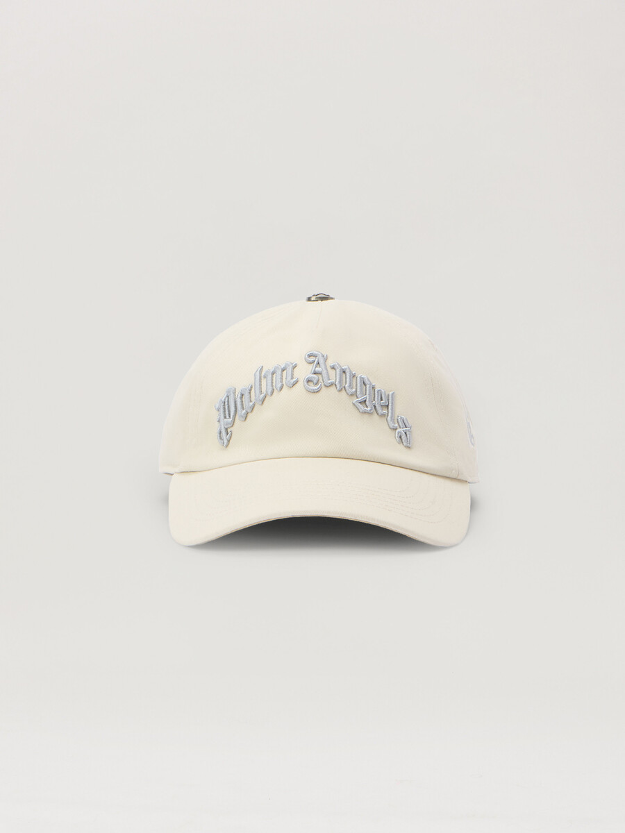 casquette ton sur ton avec logo incurvé