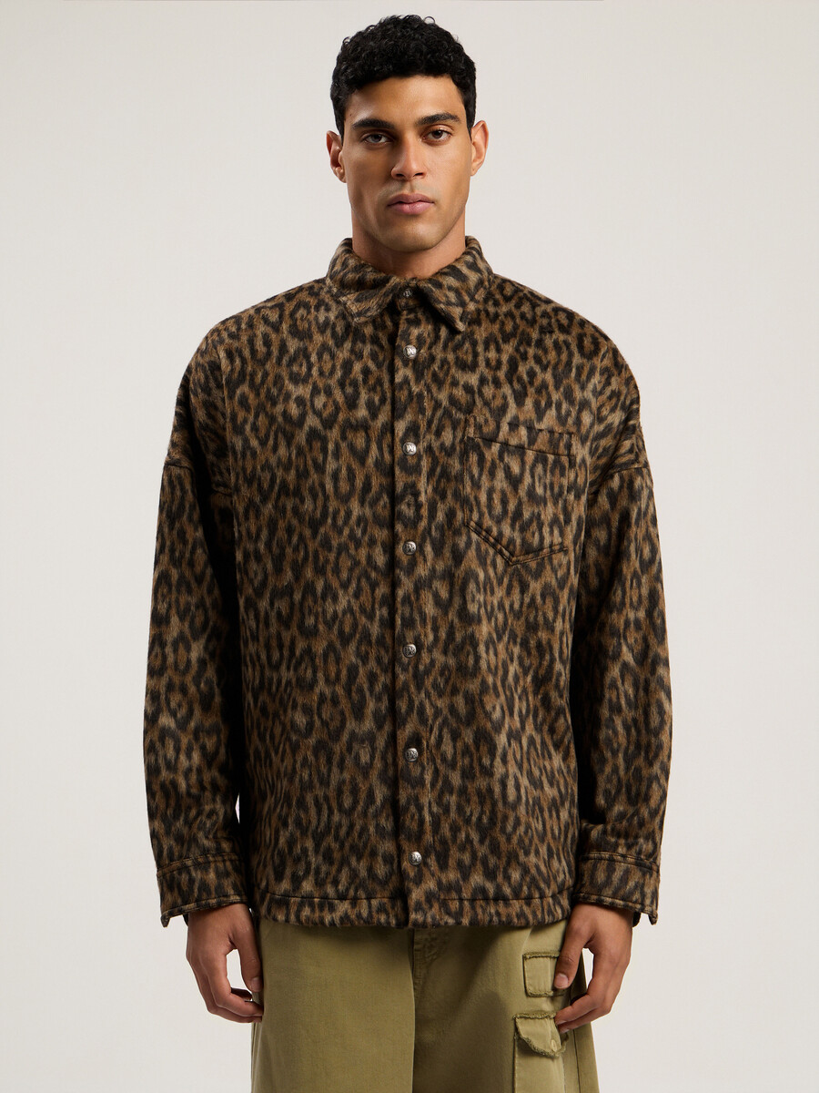 surchemise classique à logo animalier