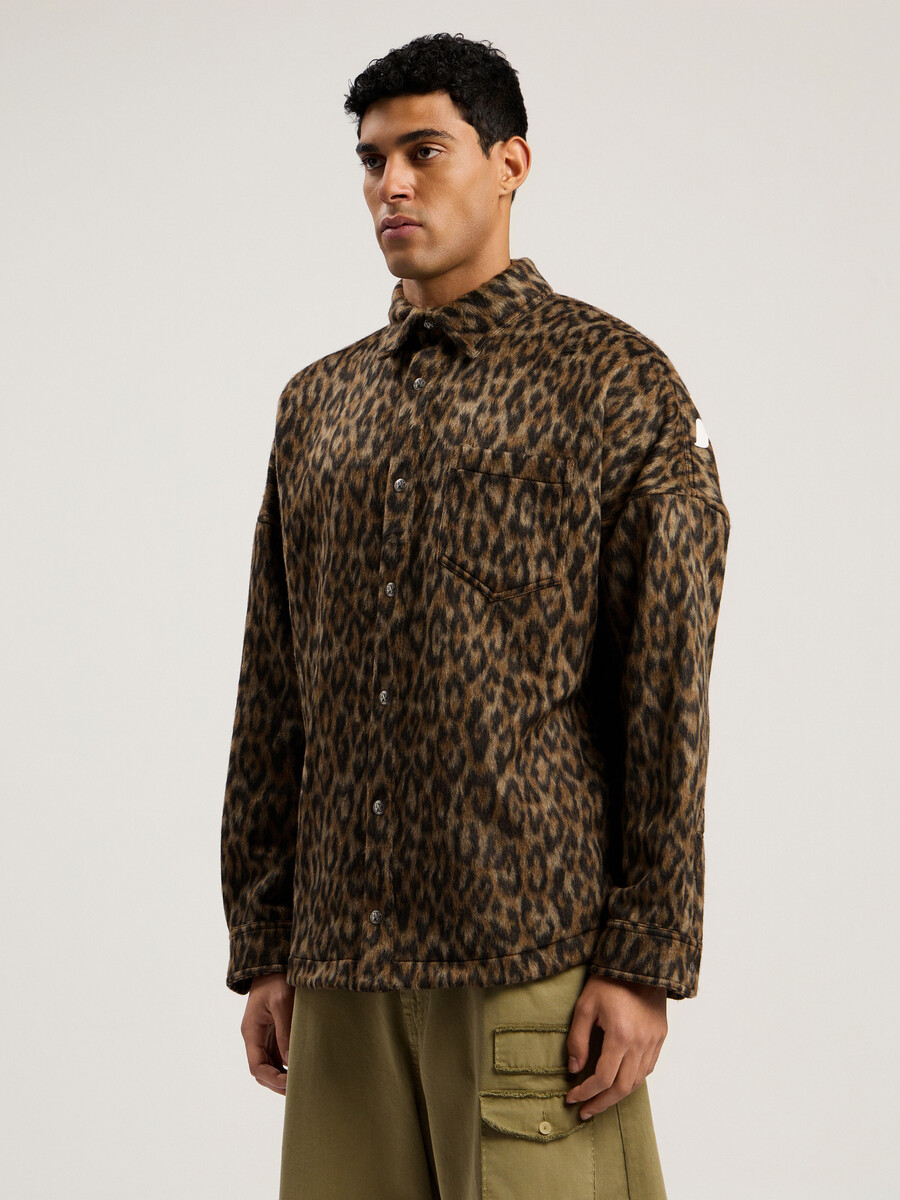 surchemise classique à logo animalier
