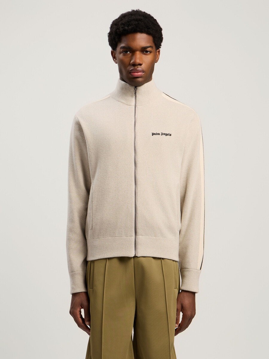 veste de survêtement classique en maille à logo