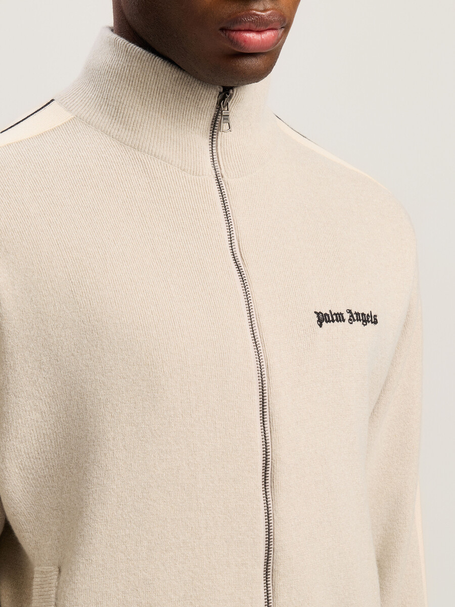 veste de survêtement classique en maille à logo