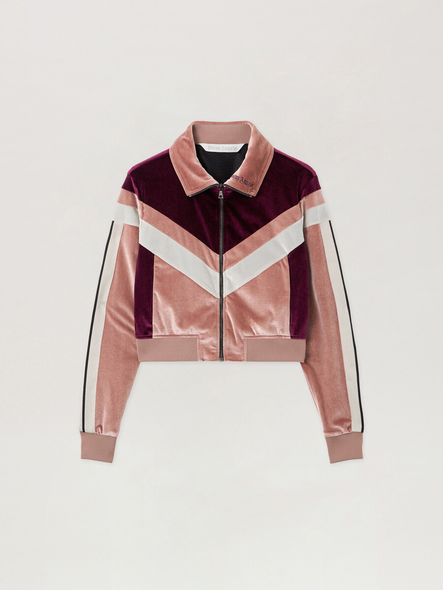 veste de survêtement en chenille colorblock