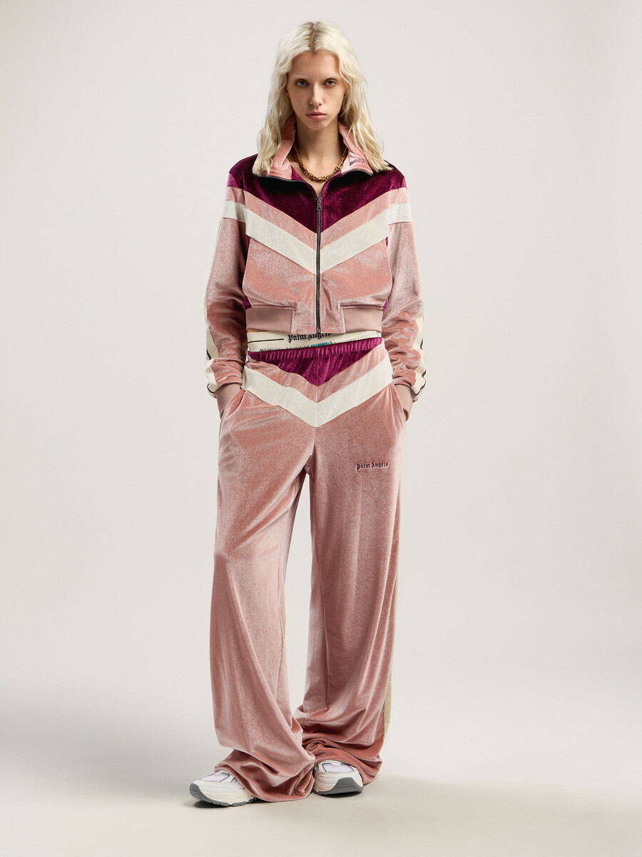 veste de survêtement en chenille colorblock