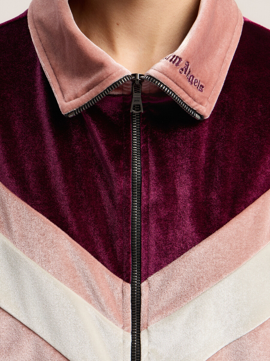 veste de survêtement en chenille colorblock