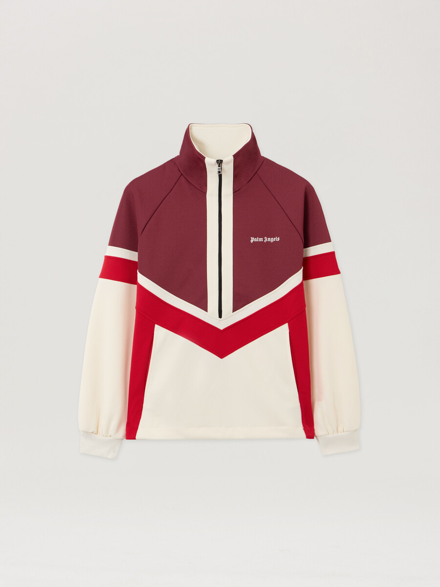 veste de survêtement anorak à blocs de couleur