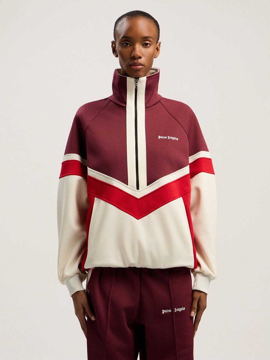 veste de survêtement anorak à blocs de couleur
