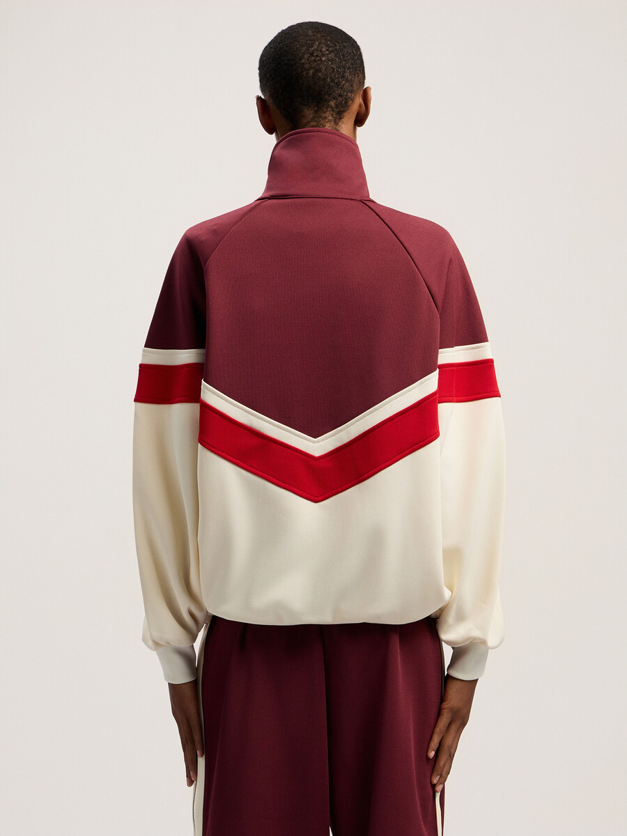 veste de survêtement anorak à blocs de couleur