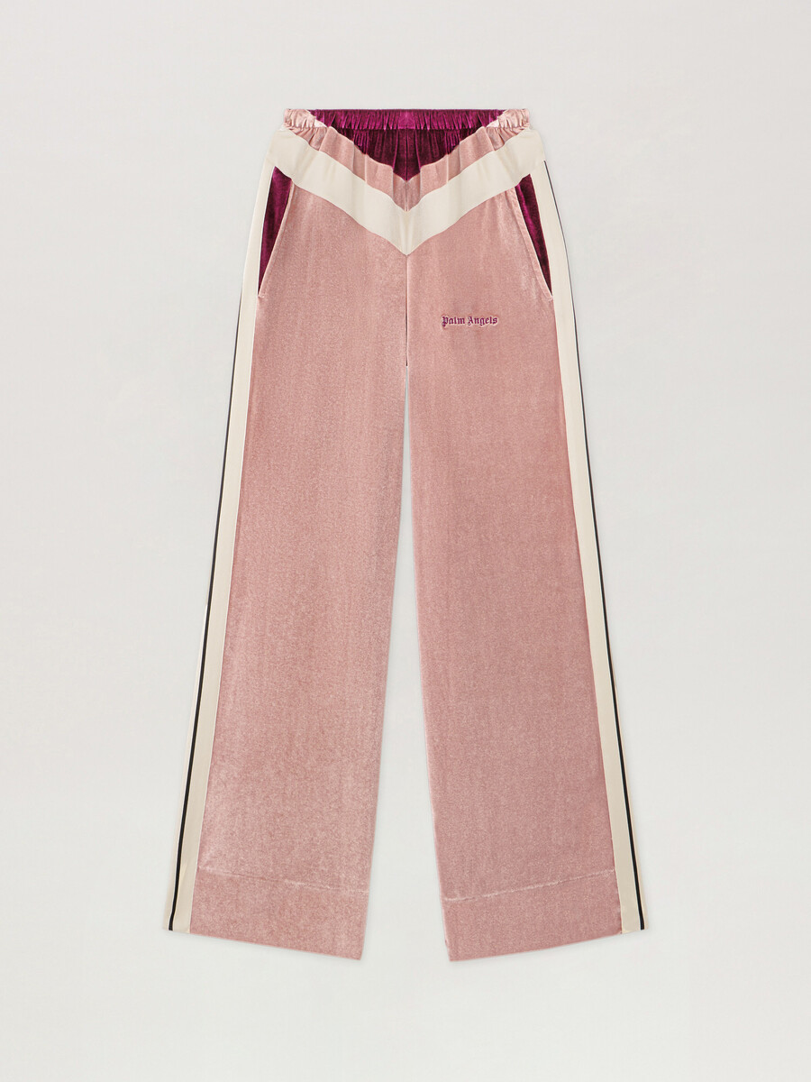 pantalon de survêtement en chenille colorblock