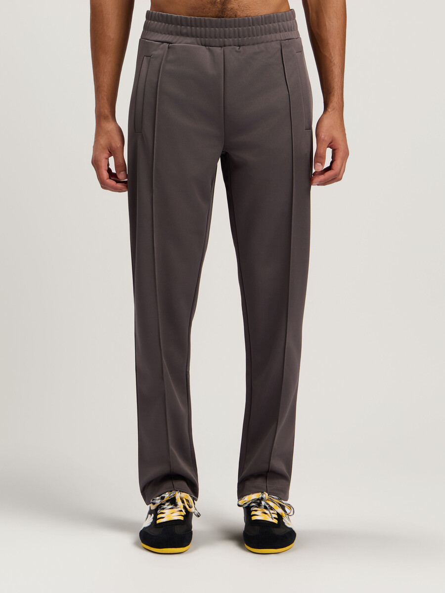 pantalon de survêtement à logo incurvé