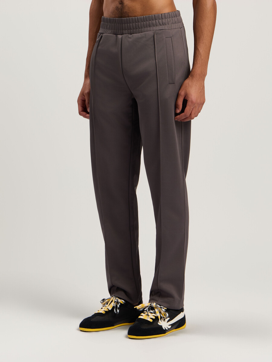 pantalon de survêtement à logo incurvé
