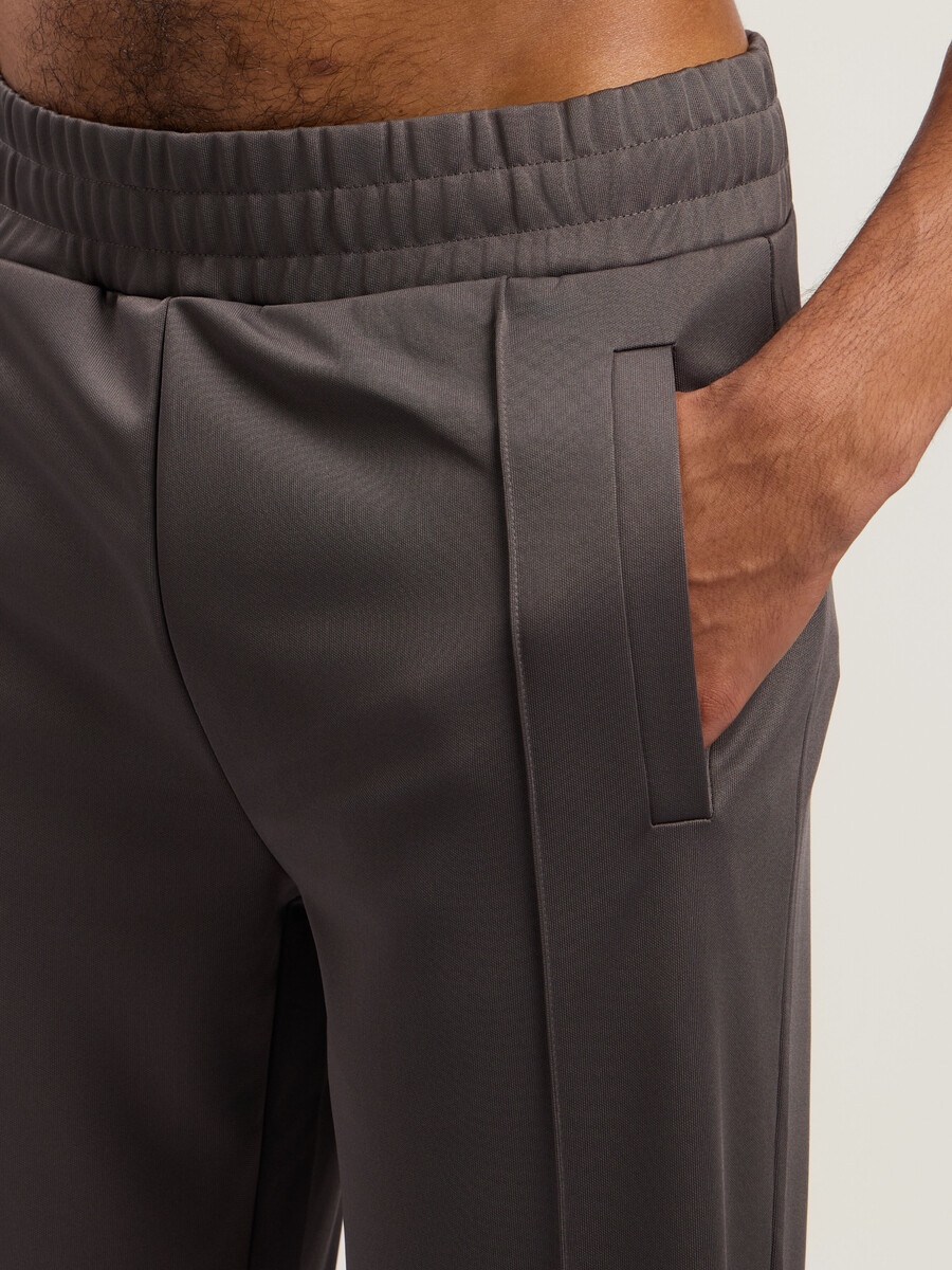 pantalon de survêtement à logo incurvé