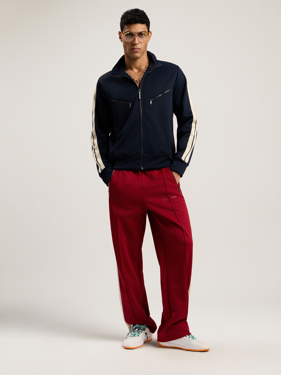pantalon de survêtement zippé à logo classique