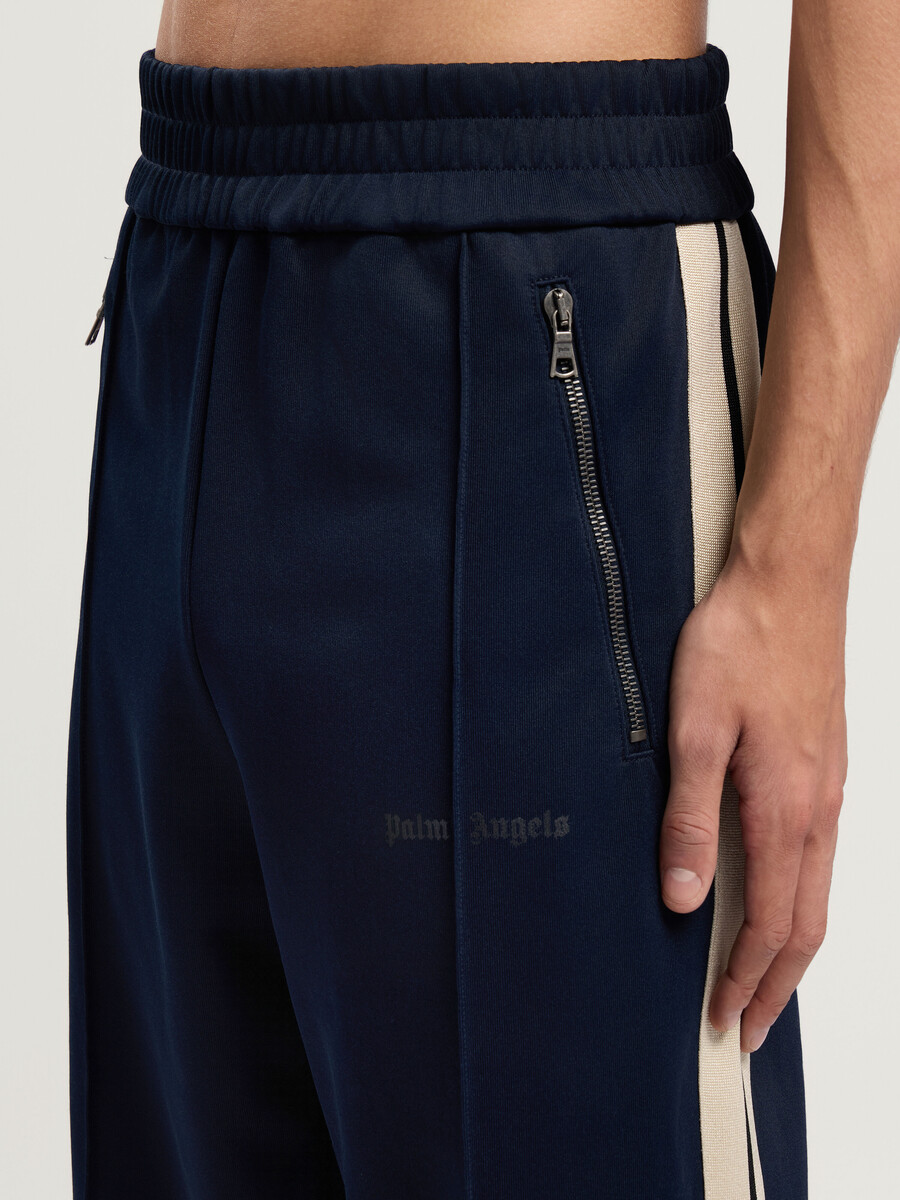pantalon de survêtement zippé à logo classique