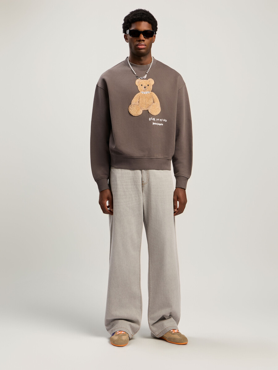 sweat-shirt à col rond bear in mind