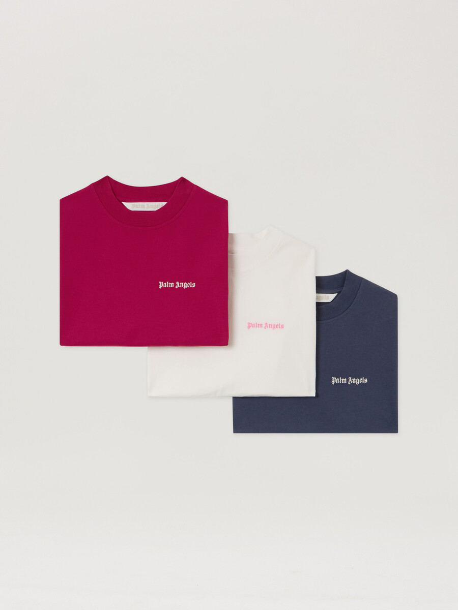 lot de t-shirts amples à logo classique