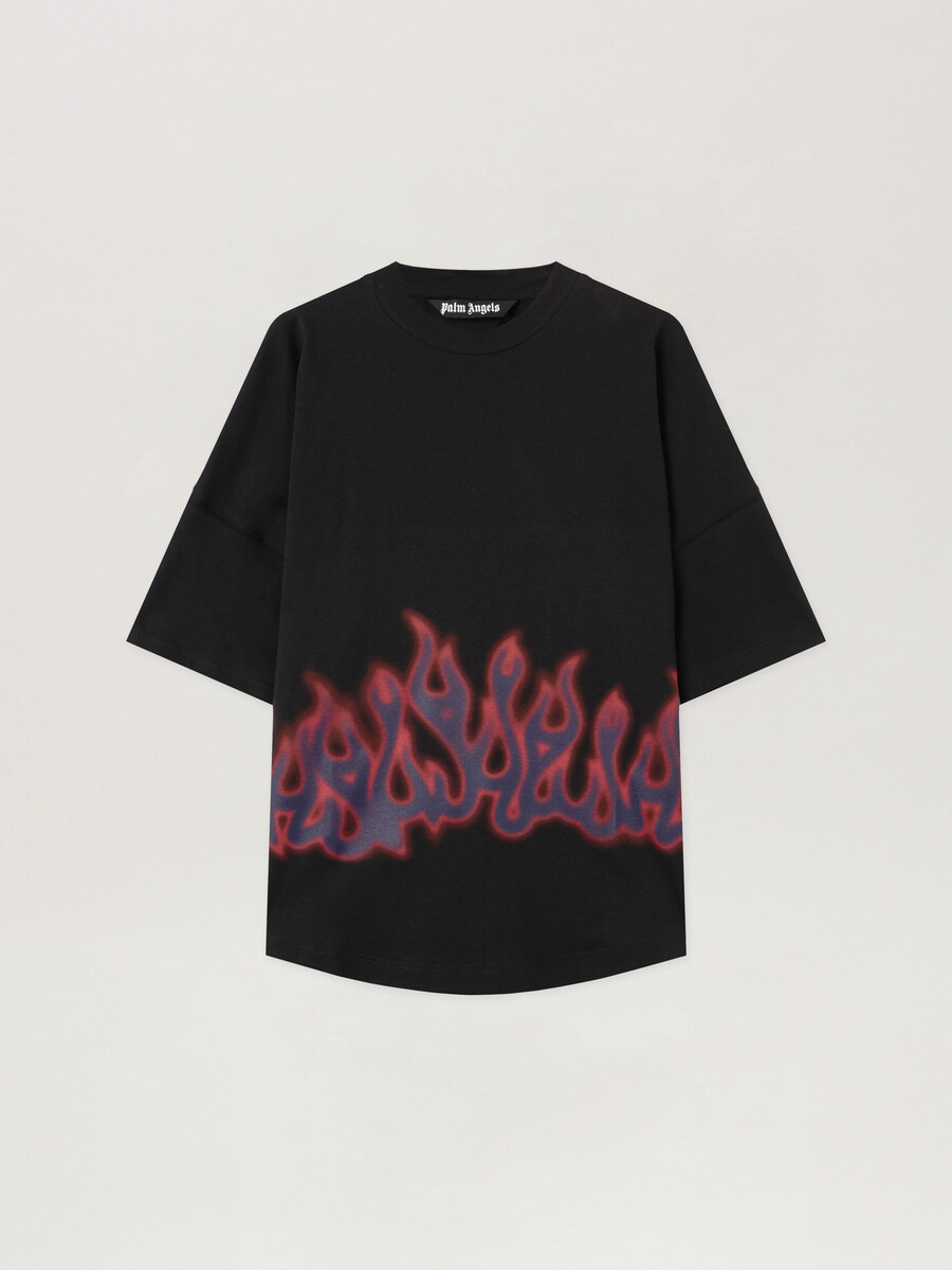 t-shirt flames over