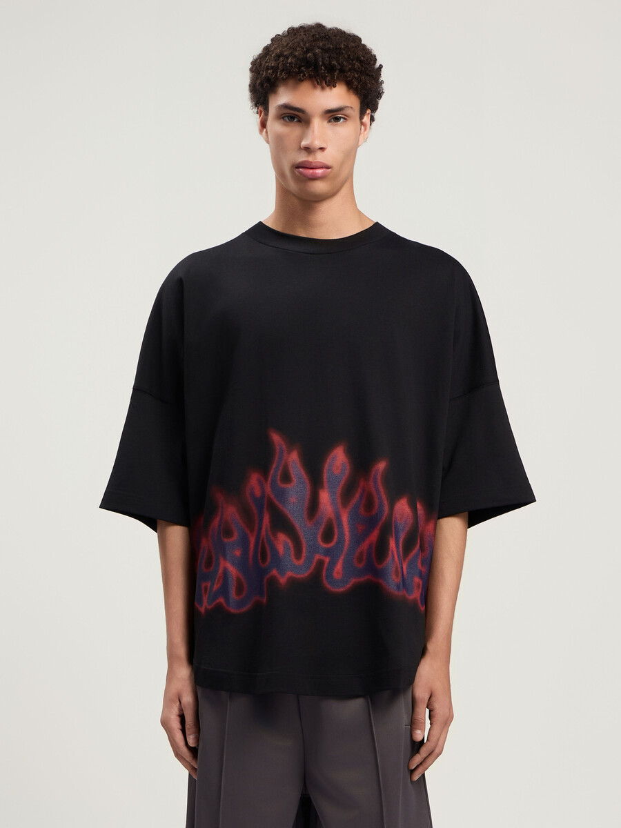 t-shirt flames over