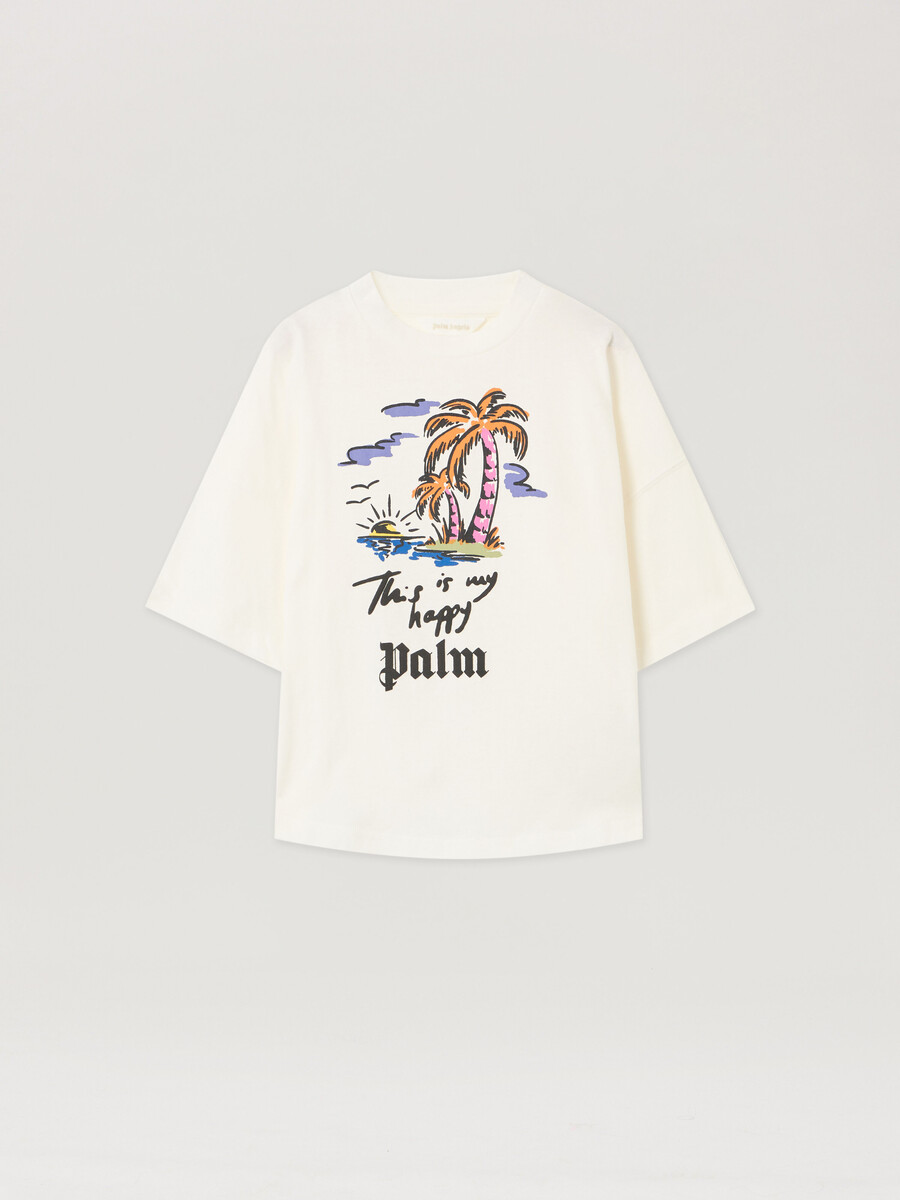 t-shirt graphique happy palms