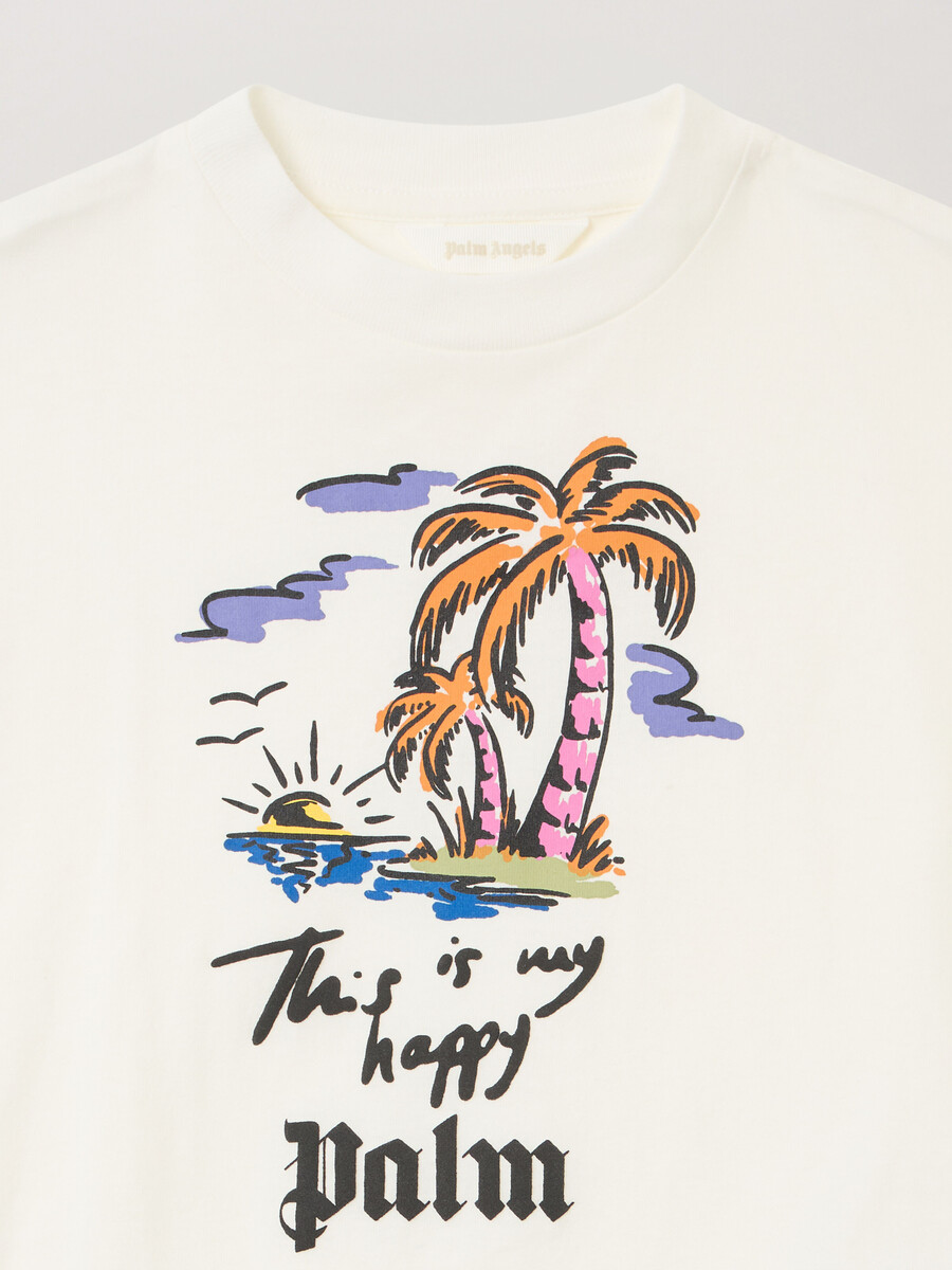 t-shirt graphique happy palms