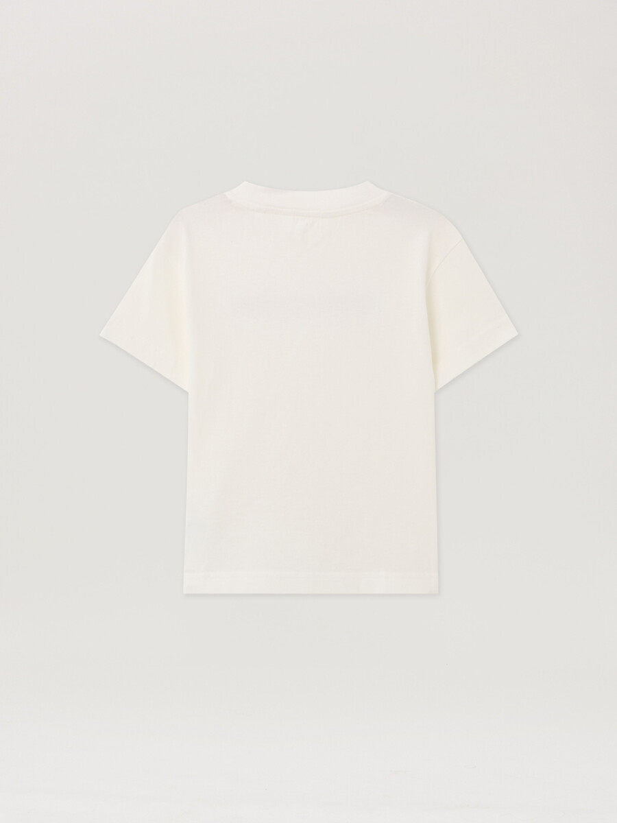 t-shirt à logo flou