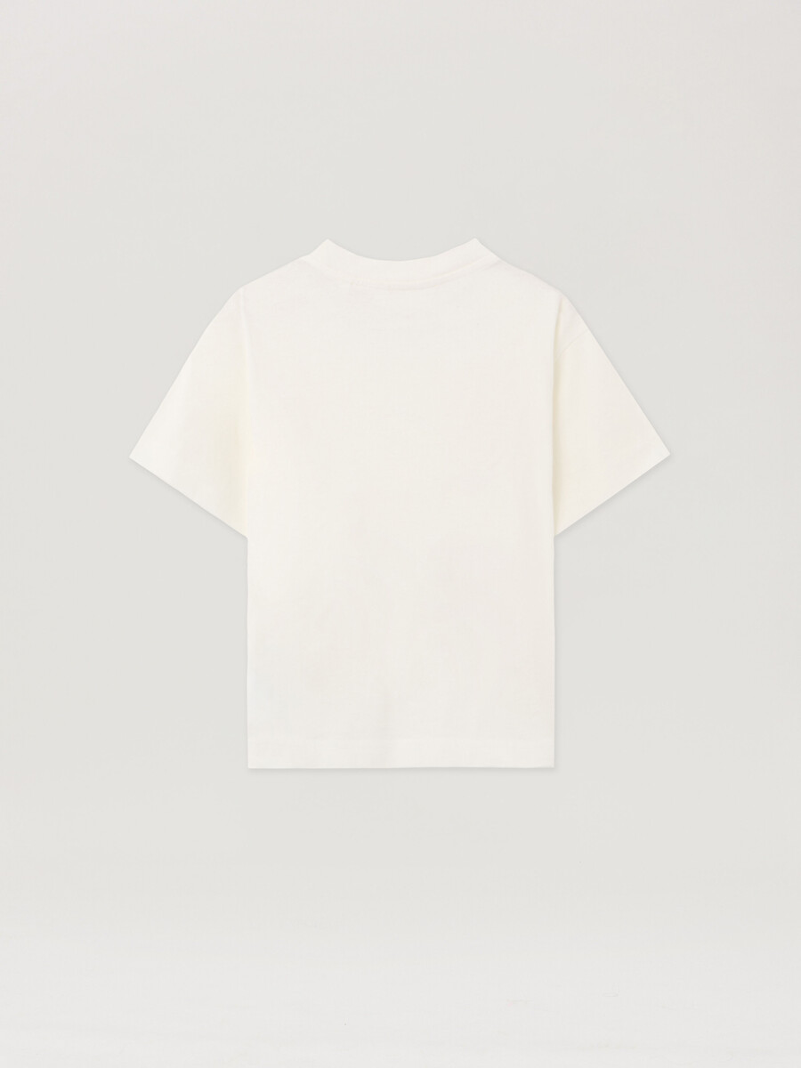 t-shirt classique avec logo au col