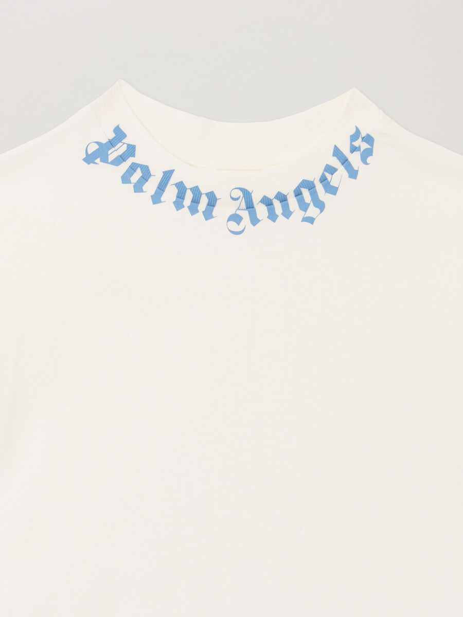 t-shirt classique avec logo au col