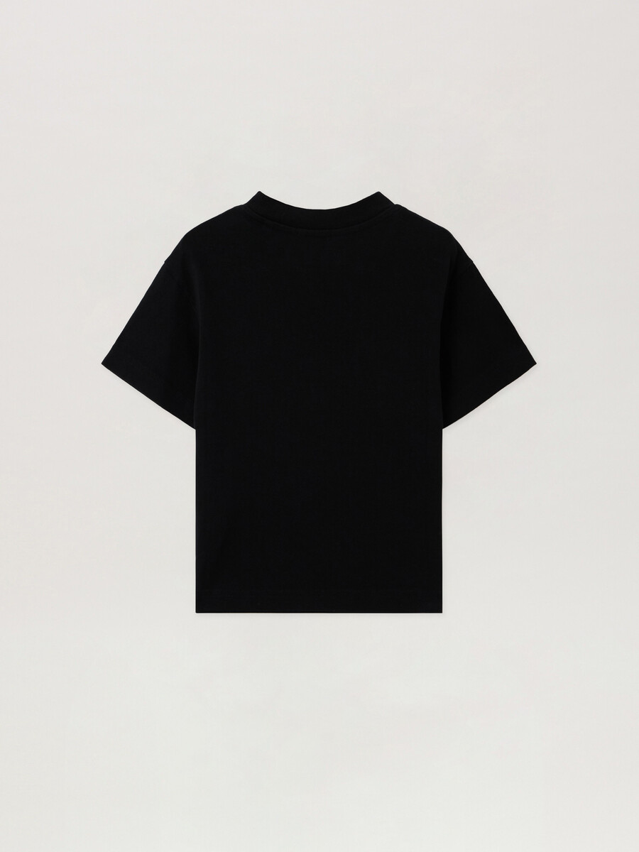 t-shirt classique avec logo au col