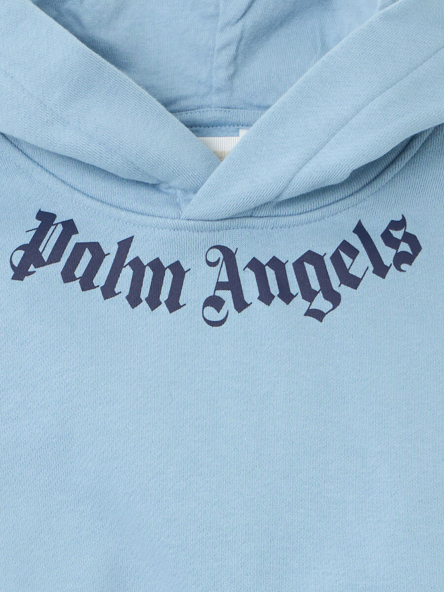 sweat à capuche avec logo au col
