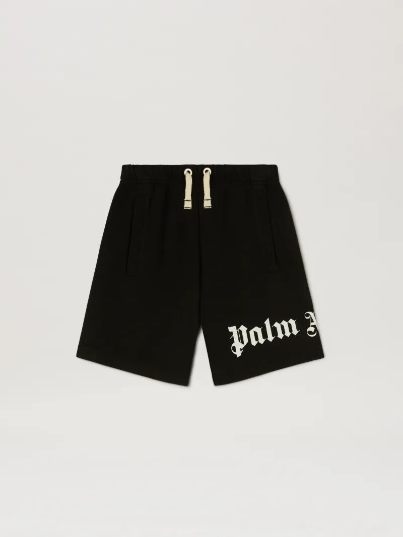 short de survêtement noir classique à logo surdimensionné