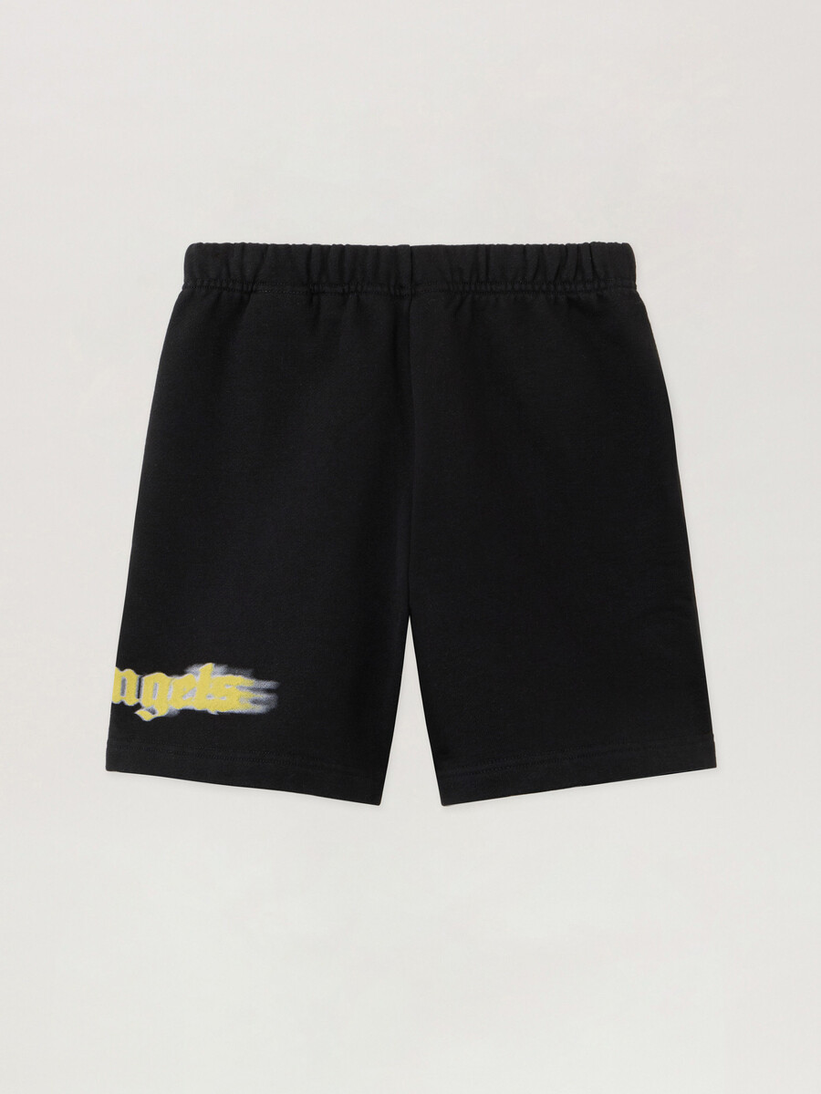 short de survêtement à logo flou