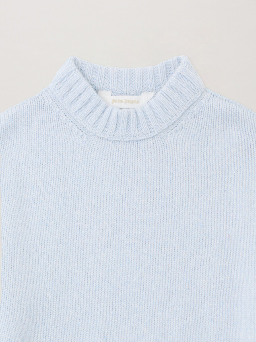 pull à logo incurvé