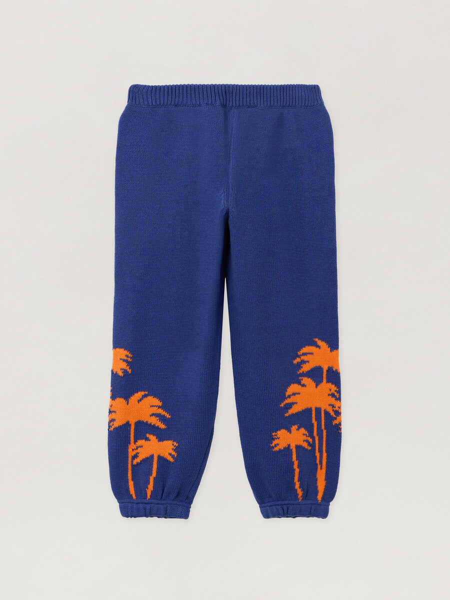 pantalon en maille palms