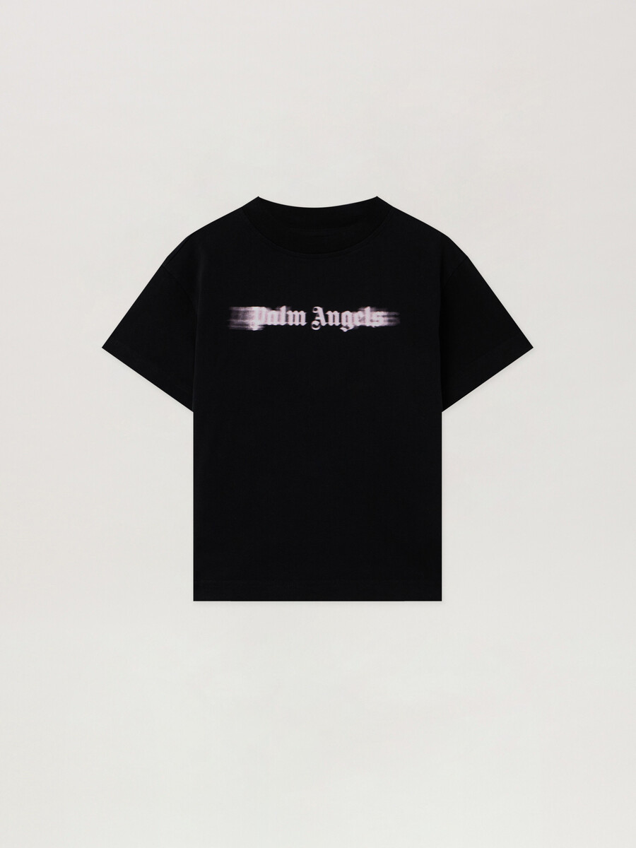 t-shirt à logo flou