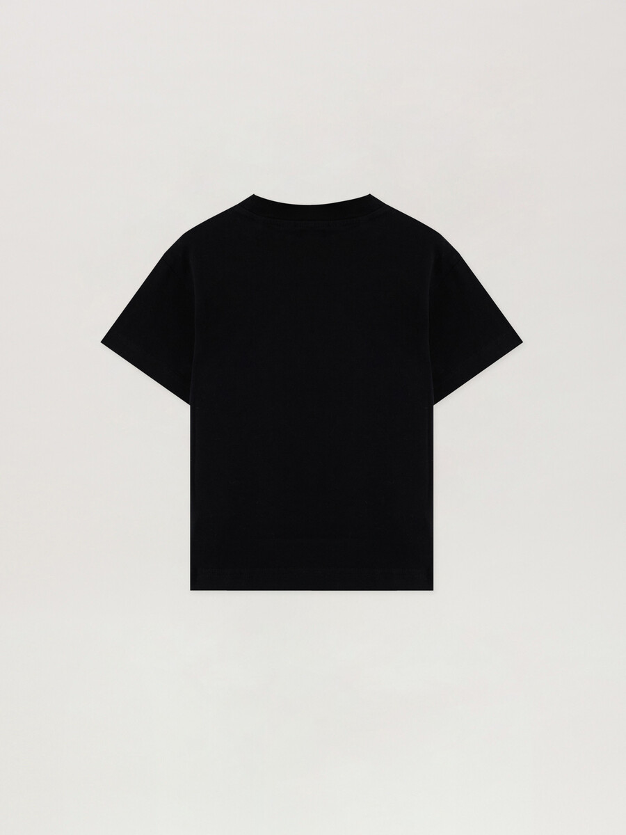 t-shirt à logo flou