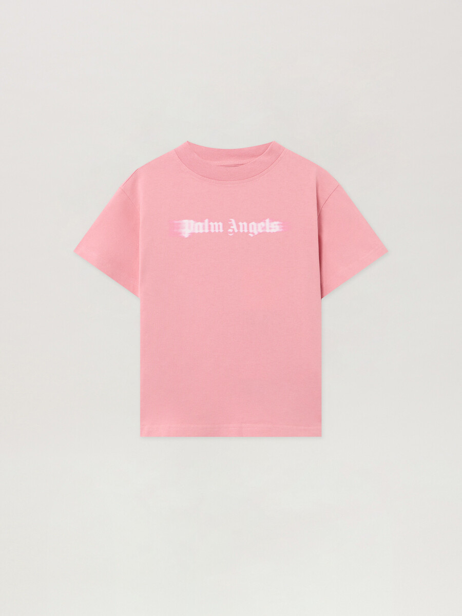 t-shirt à logo flou