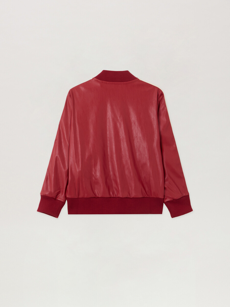 veste bomber enduite