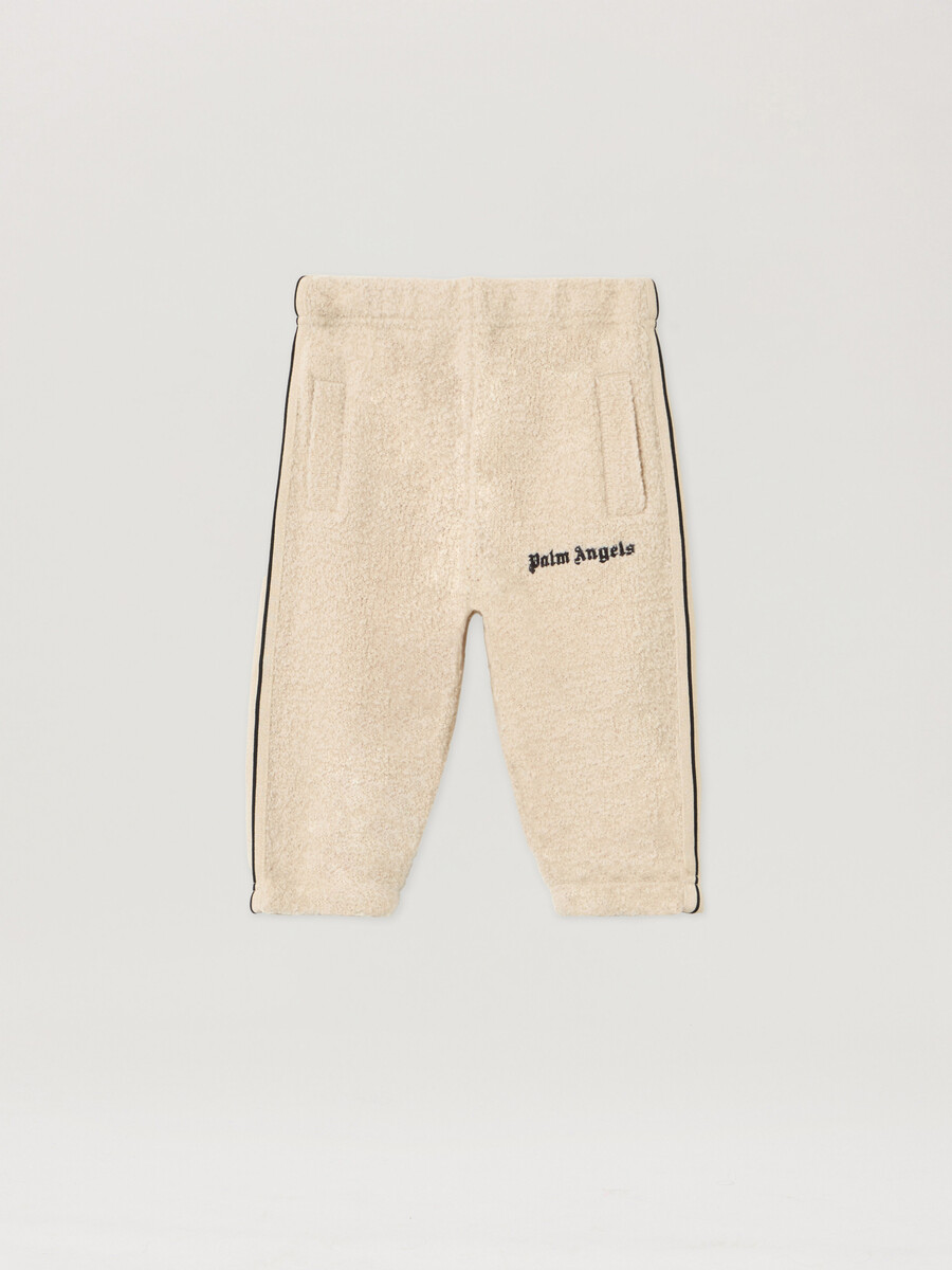 pantalon de survêtement teddy à logo